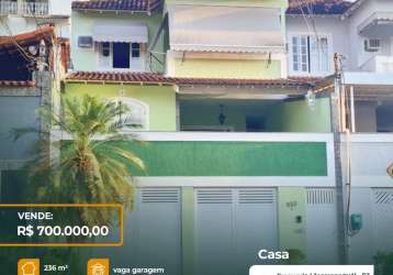 Casa com 3 quartos à venda, 236m² - freguesia- jacarepaguá rj.