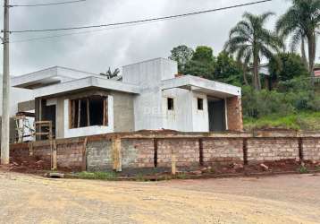 Casa à venda em firenze, campo bom - 110m² - em obras - construção