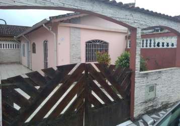 Casa para venda em mongaguá, balneário anchieta, 1 dormitório, 1 banheiro, 2 vagas