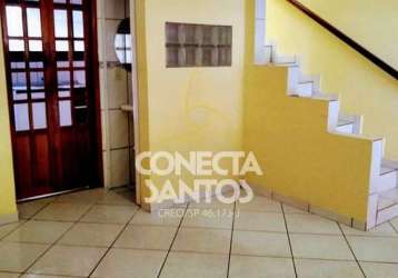 Casa em condomínio fechado com 2 quartos à venda na avenida minas gerais, 400, vila voturua, são vicente, 82 m2 por r$ 185.000