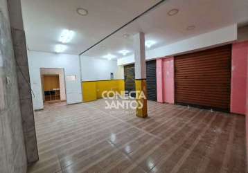 Ponto comercial com 1 sala à venda na rua campos mello, 387, vila mathias, santos, 55 m2