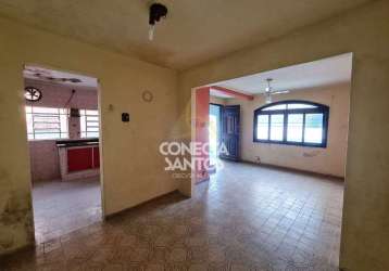 Casa comercial com 1 sala para alugar na rua paraguassú, 74, boqueirão, santos, 90 m2 por r$ 4.800