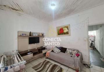 Casa com 2 quartos à venda na rua lucas fortunato, 164, vila mathias, santos, 105 m2 por r$ 275.000