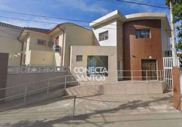 Casa comercial com 2 salas à venda na avenida senador pinheiro machado, 299, marapé, santos, 180 m2 por r$ 1.500.000