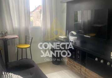 Apartamento com 1 dorm, esplanada dos barreiros, são vicente - r$ 160 mil, cod: 804