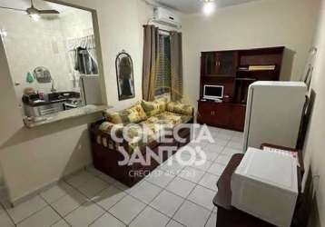 Apartamento com 1 quarto à venda na rua monteiro lobato, 9, josé menino, santos, 43 m2 por r$ 250.000