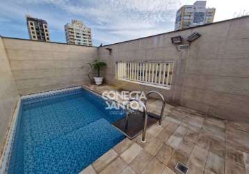 Casa 3 dorm embaré, santos - r$ 1.35 mi, cod: 1048