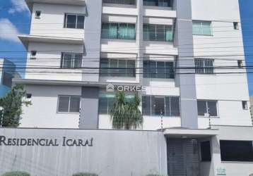 Apartamento a venda no residencial icaraí, bairro cidade jardim.  anápolis go