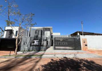 Casa nova alto padrão à venda, jardim seminário, campo grande - ms