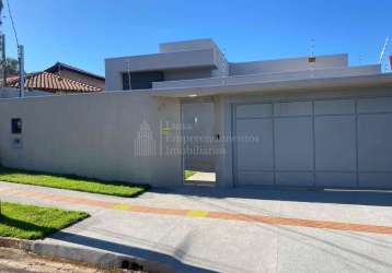 Casa com 3 suítes à venda, carandá bosque i, campo grande - ms