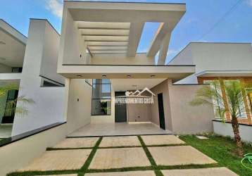 Casa com 3 dormitórios à venda, 105 m² por r$ 986.000,00 - condomínio village moutonnée - salto/sp