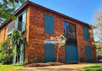 Casa com 6 dormitórios à venda por r$ 21.000.000 - fazenda boa vista - porto feliz/sp