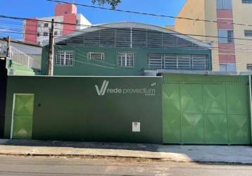 Barracão / galpão / depósito à venda na serra da mantiqueira, 207, jardim proença, campinas, 390 m2 por r$ 1.150.000