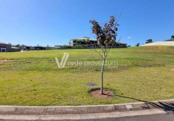 Terreno em condomínio fechado à venda na rua josé wilker, s/n°, loteamento residencial pedra alta (sousas), campinas por r$ 950.000