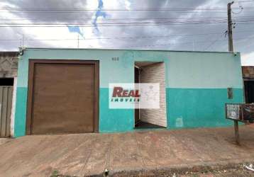 Casa com 1 dormitório para alugar, 145 m² por r$ 1.550/mês - água branca ii - araçatuba/sp