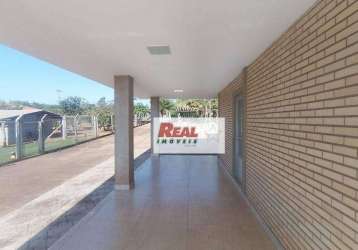 Rancho com 2 dormitórios à venda, 252 m² por r$ 550.000,00 - condomínio córrego azul - araçatuba/sp