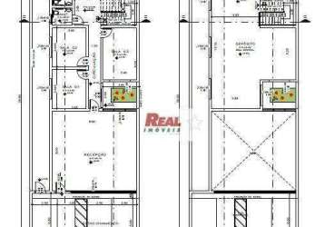 Salão comercial novo - 300,16m² área construída - r bandeirantes - araçatuba