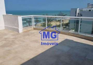 Cobertura com 3 dormitórios à venda, 160 m² por r$ 1.350.000,00 - praia do pecado - macaé/rj