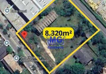 Área à venda, 8320 m² por r$ 5.408.000 - granja dos cavaleiros - macaé/rj