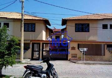 Casa com 3 dormitórios à venda, 110 m² - sol e mar - macaé/rj