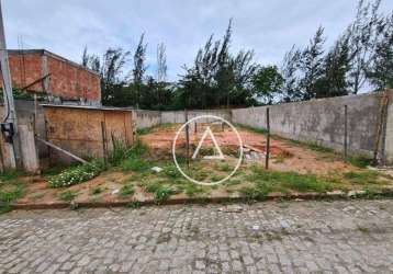 Terreno à venda, 360 m² por r$ 190.000,00 - residencial rio das ostras - rio das ostras/rj