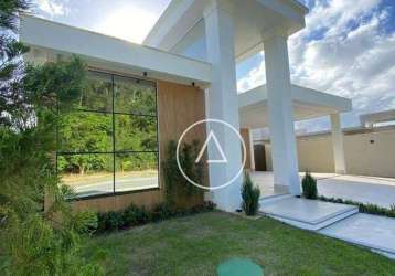 Casa com 4 dormitórios à venda, 230 m² por r$ 1.590.000,00 - viverde ii - rio das ostras/rj