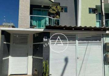 Casa com 3 dormitórios à venda, 114 m² por r$ 450.000,00 - verdes mares - macaé/rj