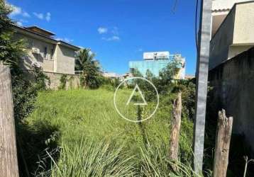 Terreno à venda, 420 m² por r$ 250.000,00 - village rio das ostras - rio das ostras/rj