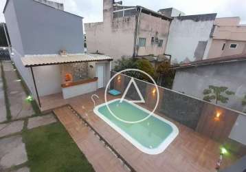 Casa com 2 dormitórios para alugar, 350 m² por r$ 3.566,67/mês - cidade praiana - rio das ostras/rj