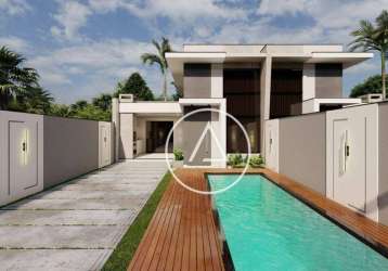 Casa com 3 dormitórios à venda, 110 m² por r$ 850.000,00 - recreio - rio das ostras/rj