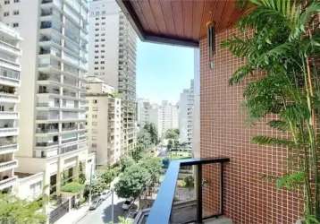 Espaçoso apartamento no bairro de higienópolis.