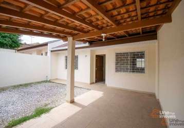 Casa com 2 dormitórios à venda, 42 m² por r$ 229.000,00 - são marcos - campo largo/pr