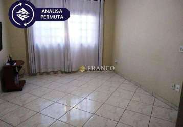 Casa com 2 dormitórios à venda, 100 m² - parque sabará - taubaté/sp