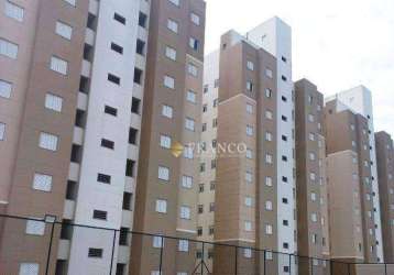 Apartamento com 2 dormitórios à venda, 52 m² - jardim ana rosa - taubaté/sp