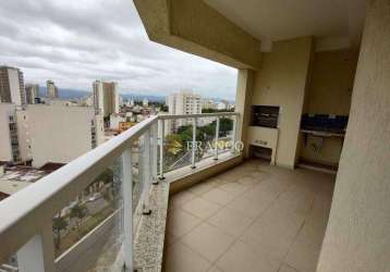 Apartamento com 3 dormitórios, 126 m² - venda ou aluguel - jardim eulália - taubaté/sp