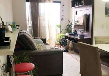 Apartamento com 3 dormitórios à venda, 70 m² - independência - taubaté/sp