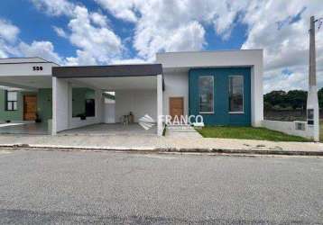 Casa com 3 dormitórios à venda, 182,66m² - condomínio parque das araucárias - tremembé/sp