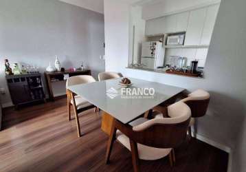 Apartamento com 3 dormitórios à venda, 74 m² - vila são josé - taubaté/sp