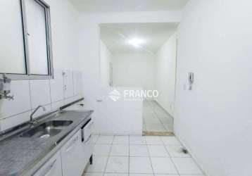 Apartamento com 2 dormitórios para alugar, 45 m² - parque senhor do bonfim - taubaté/sp