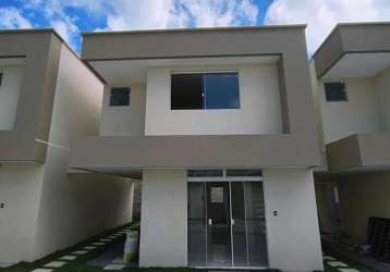 Casa em condomínio para venda em camaçari, catu de abrantes (abrantes), 3 dormitórios, 1 suíte, 3 banheiros, 2 vagas