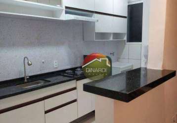 Apartamento com 2 quartos à venda, 46 m² por r$ 169.000 - parque ribeirão preto - ribeirão preto/sp