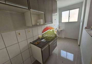 Apartamento com 2 dormitórios à venda, 48 m² por r$ 220.000,00 - reserva sul condomínio resort - ribeirão preto/sp