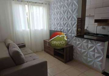 Apartamento com 2 dormitórios à venda, 50 m² por r$ 225.000,00 - city ribeirão - ribeirão preto/sp