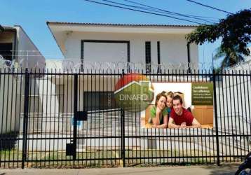 Casa para alugar, 450 m² por r$ 16.000,02/mês - jardim sumaré - ribeirão preto/sp