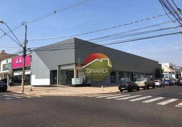 Salão para alugar, 570 m² por r$ 16.586,01/mês - alto da boa vista - ribeirão preto/sp