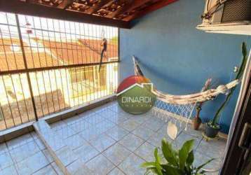 Casa com 3 dormitórios à venda, 100 m² por r$ 330.000,00 - vila tibério - ribeirão preto/sp