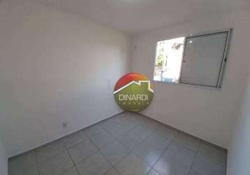 Apartamento com 2 dormitórios à venda, 45 m² por r$ 149.900,00 - reserva real - ribeirão preto/sp