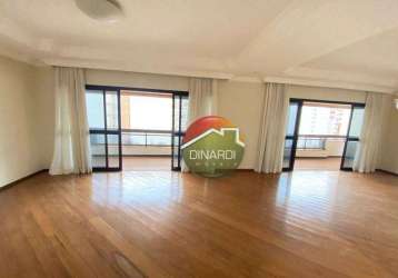 Apartamento com 4 dormitórios, 318 m² - venda por r$ 960.000,00 ou aluguel por r$ 7.000,02/mês - centro - ribeirão preto/sp