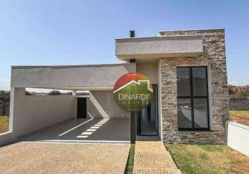 Casa com 3 dormitórios à venda, 137 m² por r$ 1.198.000 - terras de santa martha - ribeirão preto/sp