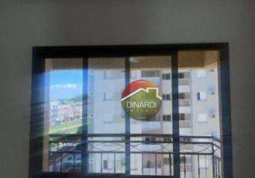 Apartamento com 1 dormitório para alugar, 46 m² por r$ 2.771,13/mês - ribeirânia - ribeirão preto/sp